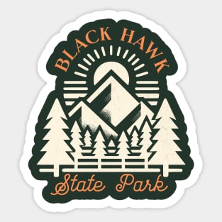 Black Hawk State Park Iowa Sticker